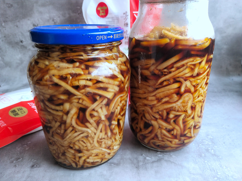 explosion pickled How to make shredded mustard greens: 9